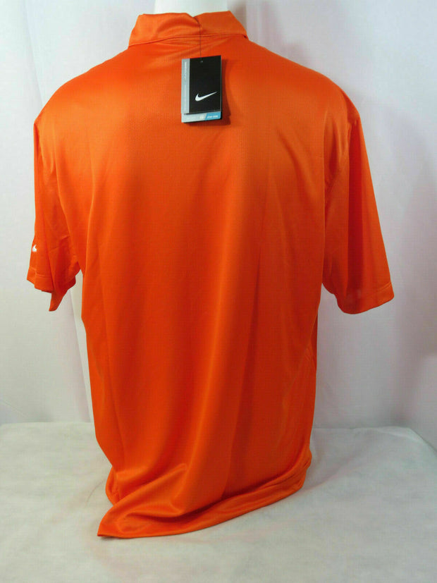 NWT Nike Golf Dri-Fit Polo Shirt orange style 373749-846 Dri-Fit Multiple Sizes