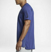 NEW NIKE DRY BASKETBALL B1 Dri-FIT T-SHIRT 844508-512 - Deep Night Blue