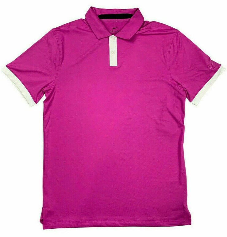 Nike Men's Dri-Fit Vapor Golf Polo Pink BV6850-623 Multiple Sizes