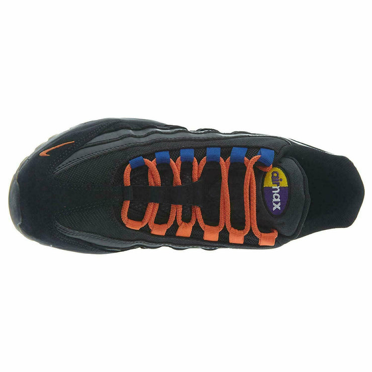 Nike Mens Air Max 95 PRM LA Vs NYC Sneaker Shoes Black/Rush Blue AT8505 001 New