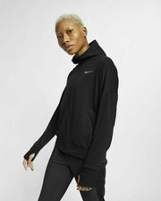Women's Nike Therma Sphere Black Running Full Zip Hoodie Jacket AO0322