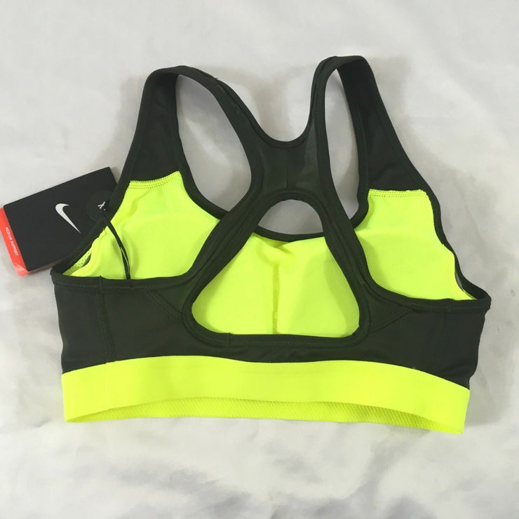 Women's Nike Pro Classic Padded Sports Training Bra Olive Green 938825 –  Elevated Sports Gear