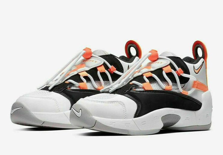 WOMEN'S NIKE AIR SWOOPES II White/Orange Pulse Style 917592-102