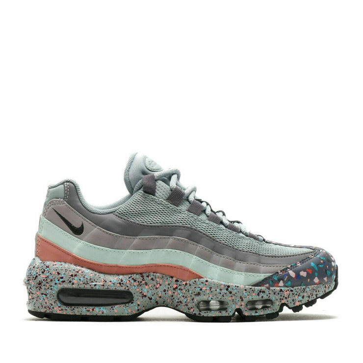 Nike Womens Air Max 95 SE Confetti Sneaker Shoes Light Pumice 918413 002