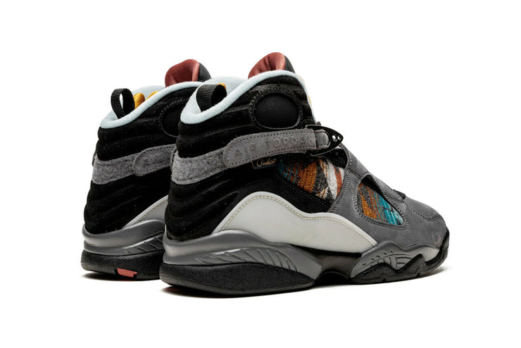 NIKE AIR JORDAN 8 RETRO N7 "PENDLETON" Shoes THUNDER GREY #CQ9601-001
